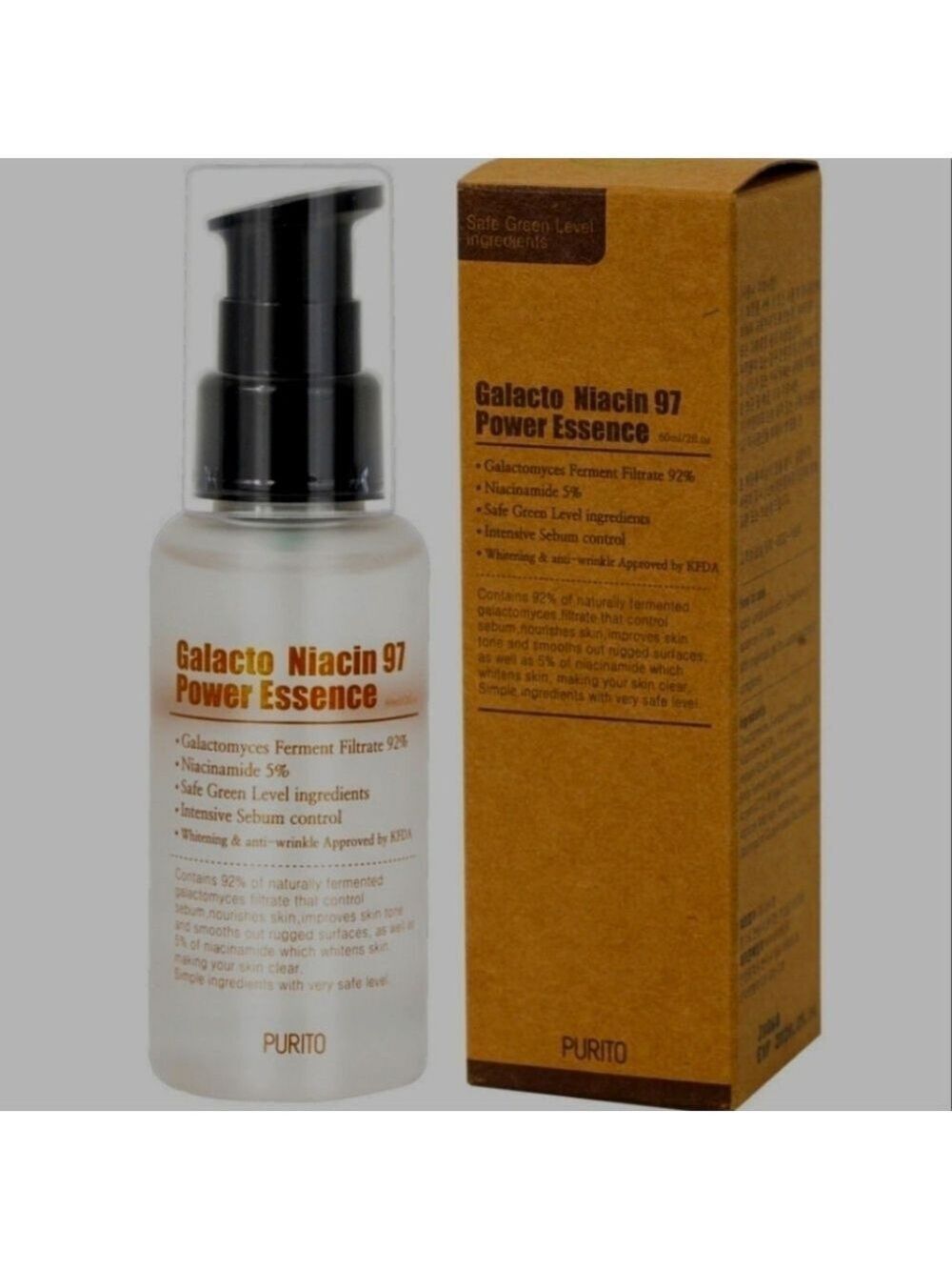PURITO Galacto Niacin 97 Power Essence 60ml  wrinkle serum